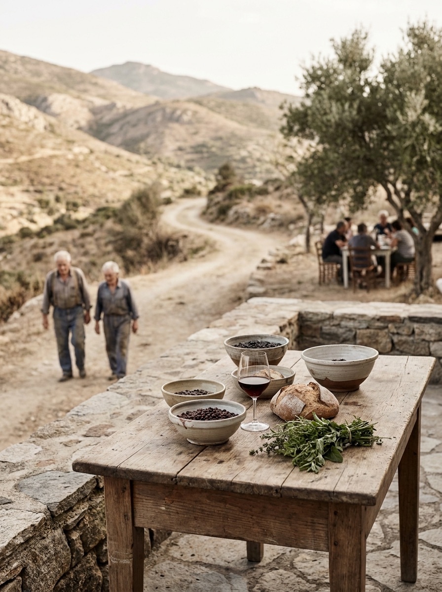 Heuvels van Sardinië, een van de Blue Zones